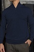 Мужской джемпер Hugo Boss quarter zip - Navy