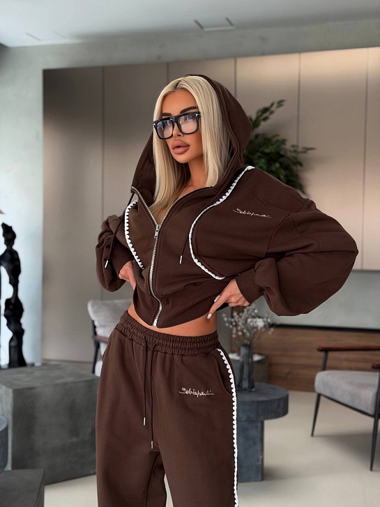 Женский костюм Schiaparelli premium - Brown