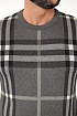 Мужская серая кофта Burberry check pattern