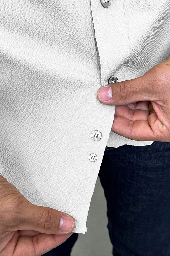 Мужская белая рубашка Etro Pegasus logo