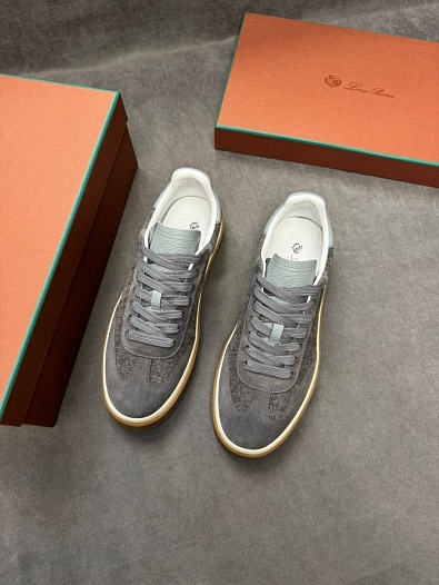 Мужские кроссовки Loro Piana Tennis Walk - Grey   
