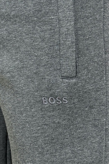 Штаны на флисе Hugo Boss серого цвета   