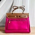 Женская сумка Hermes HerBag 30x25 см - Pink