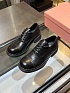 Женские кожаные ботинки дерби MIU MIU