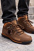 Мужские ботинки с мехом Timberland Euro Rock Hiker - Brown
