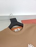 Мужская коричневая футболка Hermes premium