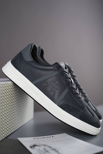 Комбинированные кроссовки Premiata Bonnie - Grey   