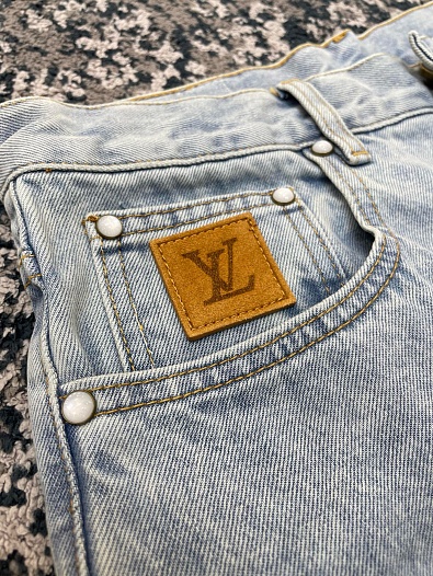 Джинсовые шорты Louis Vuitton Premium - Washed Indigo   