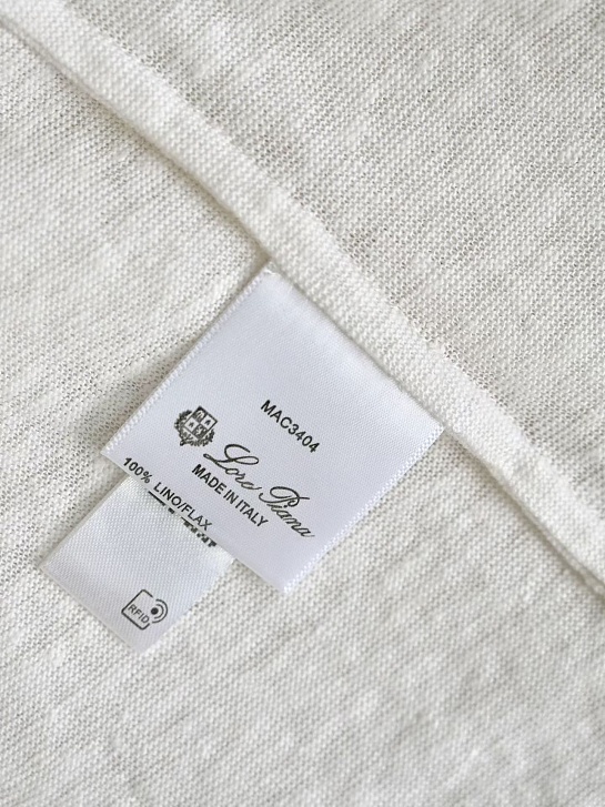 Мужское белое поло Loro Piana premium