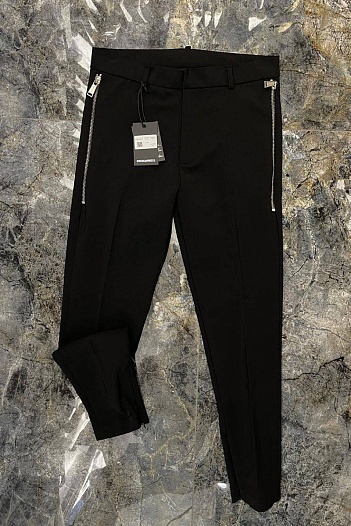 Мужские чёрные брюки Dsquared2   