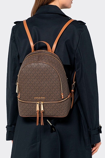 Кожаный рюкзак Michael Kors Rhea 32x27 см   