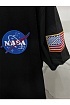 Чёрная оверсайз футболка Balenciaga x NASA