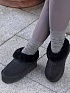Женские ботинки с мехом UGG Mate Revival - Black