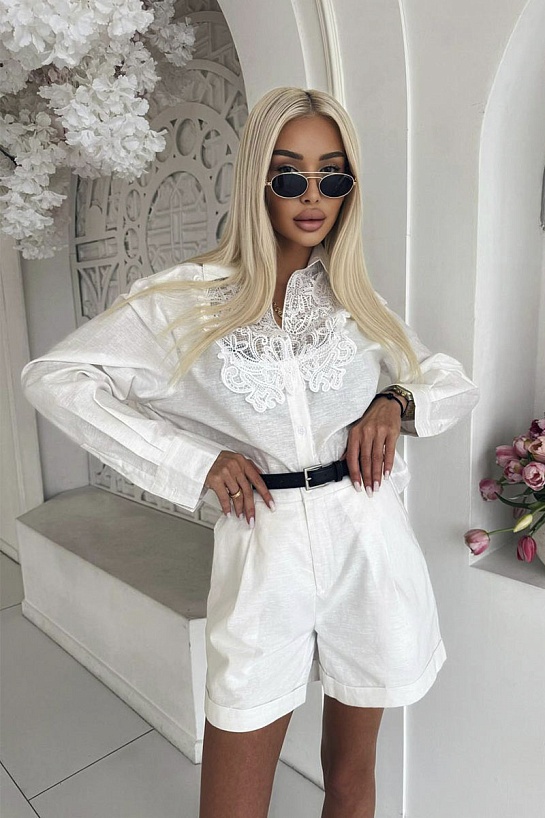 Женский костюм Zimmermann белого цвета