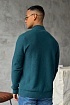 Зелёная кофта на молнии Hugo Boss logo-embroidered