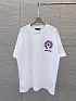 Белая оверсайз футболка Chrome Hearts premium
