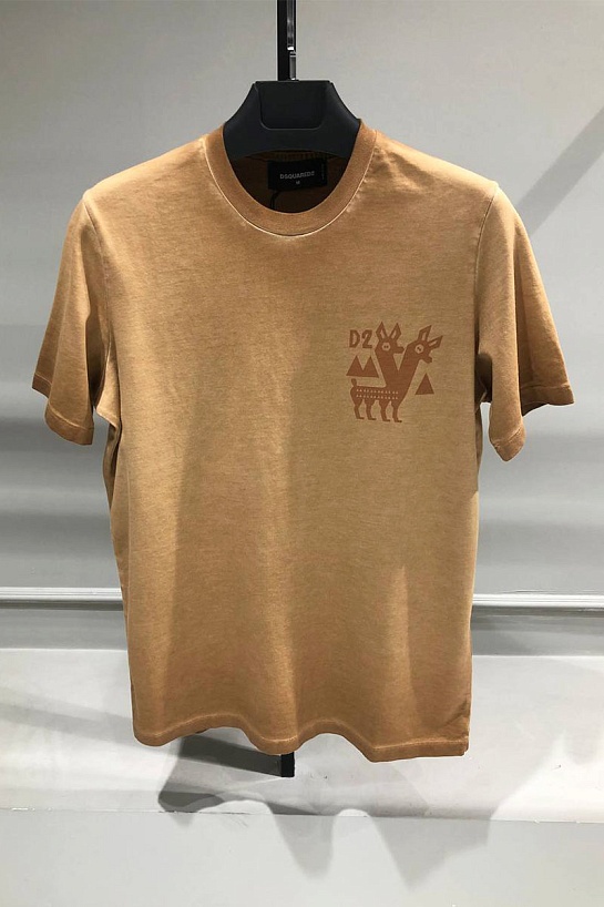 Мужская футболка Dsquared2 graphic-print - Brown