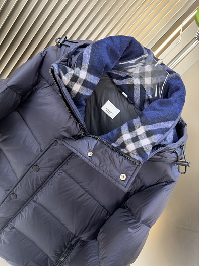 Мужской пуховик Burberry Halsby - Navy   