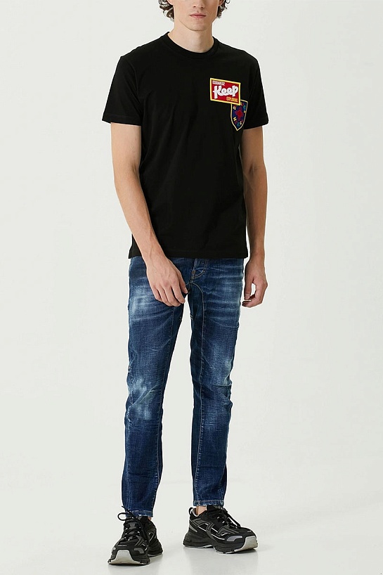 Чёрная футболка Dsquared2 Keep Exploring