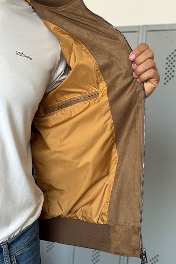 Мужская бежевая куртка Loro Piana    