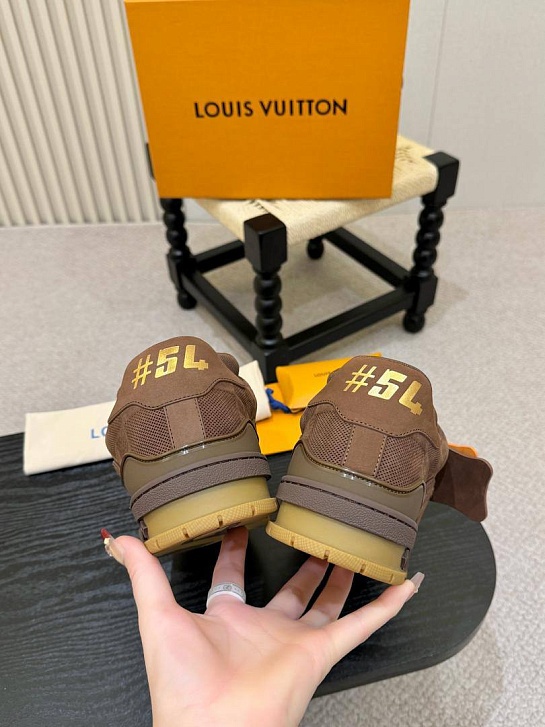 Мужские кроссовки Louis Vuitton Trainer - Brown