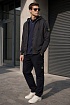 Мужская кофта серого цвета Stone Island compass-patch