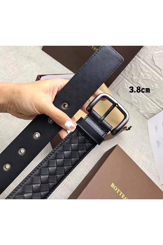 Кожаный ремень Bottega Veneta (ширина 3.8 см, длина 110 / 115 / 125 см)