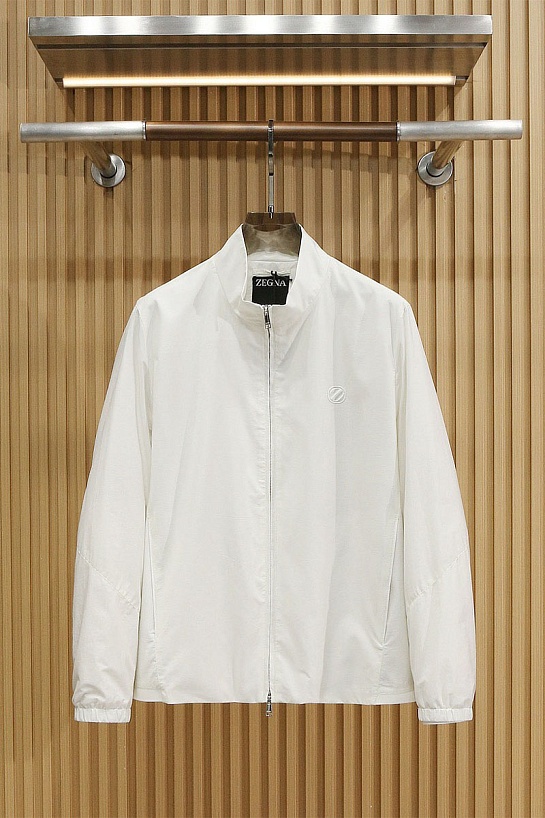 Мужская белая ветровка Zegna