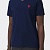 Синяя футболка Burberry Monogram Motif V-neck