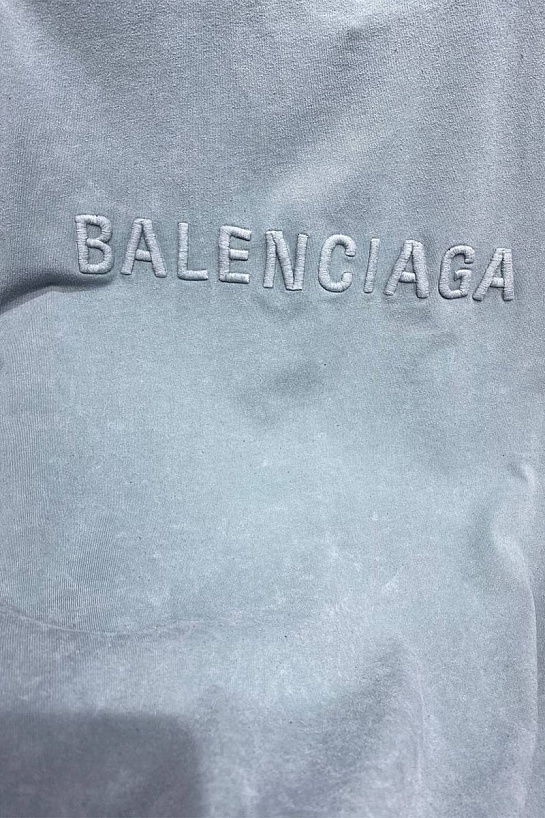 Светло-зелёная оверсайз футболка Balenciaga