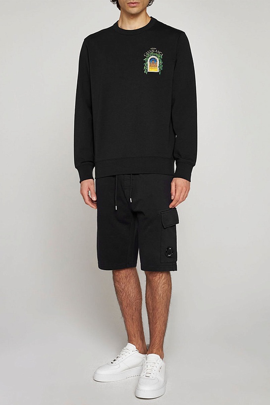 Чёрный свитшот Casablanca Avenida