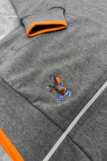 Спортивный костюм Hermes серого цвета   