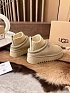 Женские замшевые ботинки UGG Tazz Platform - Beige