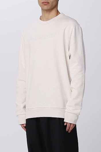 Мужской бежевый свитшот Burberry logo-print   