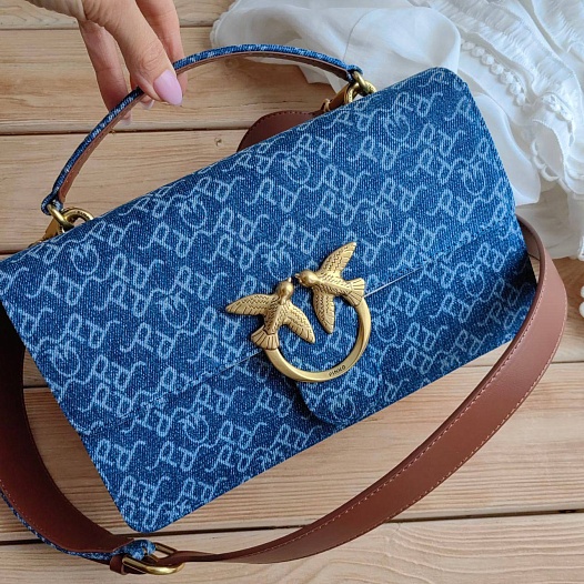 Джинсовая сумка Love Bag 27x16 см   