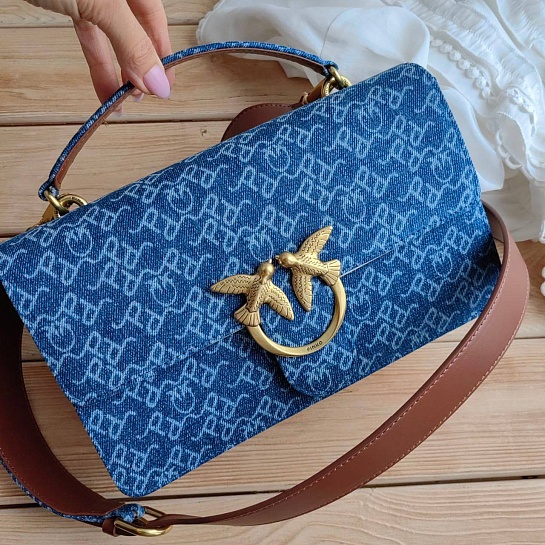 Джинсовая сумка Love Bag 27x16 см