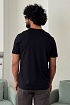 Футболка чёрного цвета Calvin Klein embroidered-logo