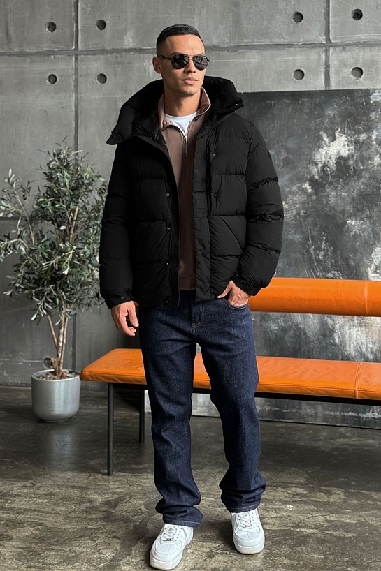 Мужской пуховик Moncler Madeira - Black