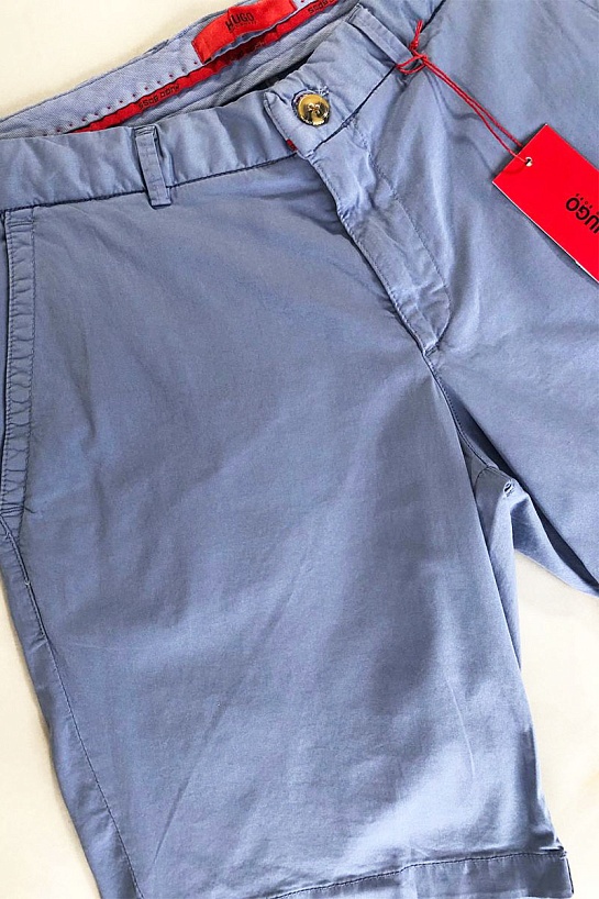 Мужские голубые шорты Hugo Boss