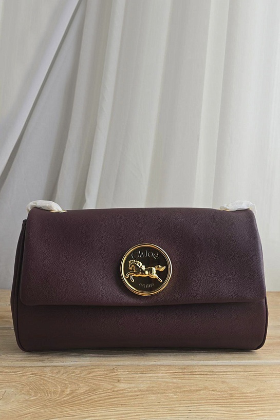Кожаная сумка Chloe 28x17 см