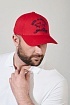 Мужская красная бейсболка Paul & Shark logo-embroidered