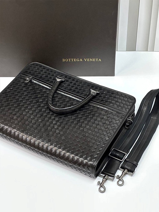 Кожаный портфель Bottega Veneta Premium 40x29x7 см