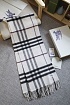 Шарф Burberry two-tone Check premium 168x30 см - White