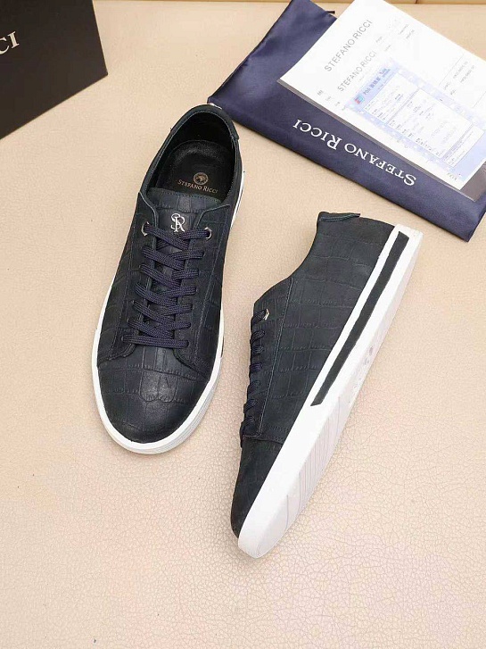 Мужские кожаные кроссовки Stefano Ricci