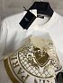 Футболка белого цвета Balmain metallic coin