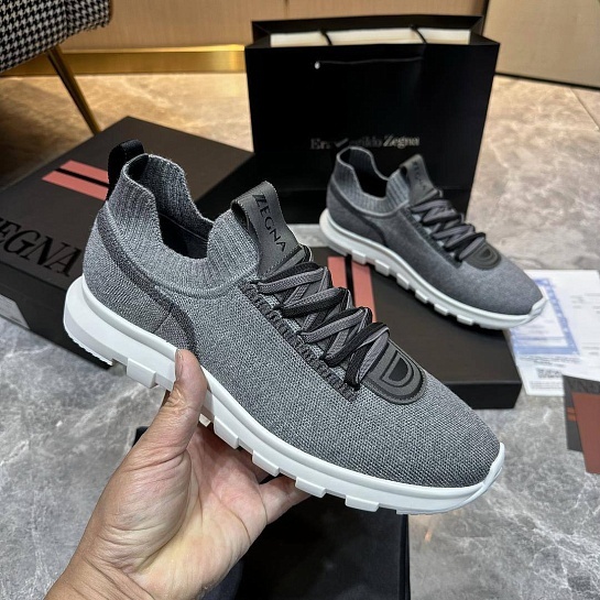 Мужские текстильные кроссовки Ermenegildo Zegna