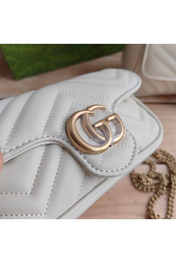 Кожаная сумка Gucci GG Marmont Medium 23x13 см   