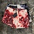 Мужские красные шорты Louis Vuitton monogram bandana