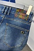Мужские синие джинсы Gucci Black Cat