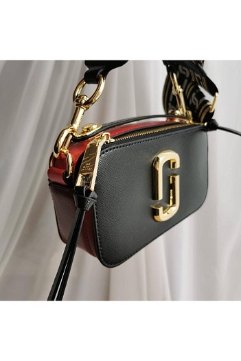 Кожаная сумка Marc Jacobs 25x16 см - Black   